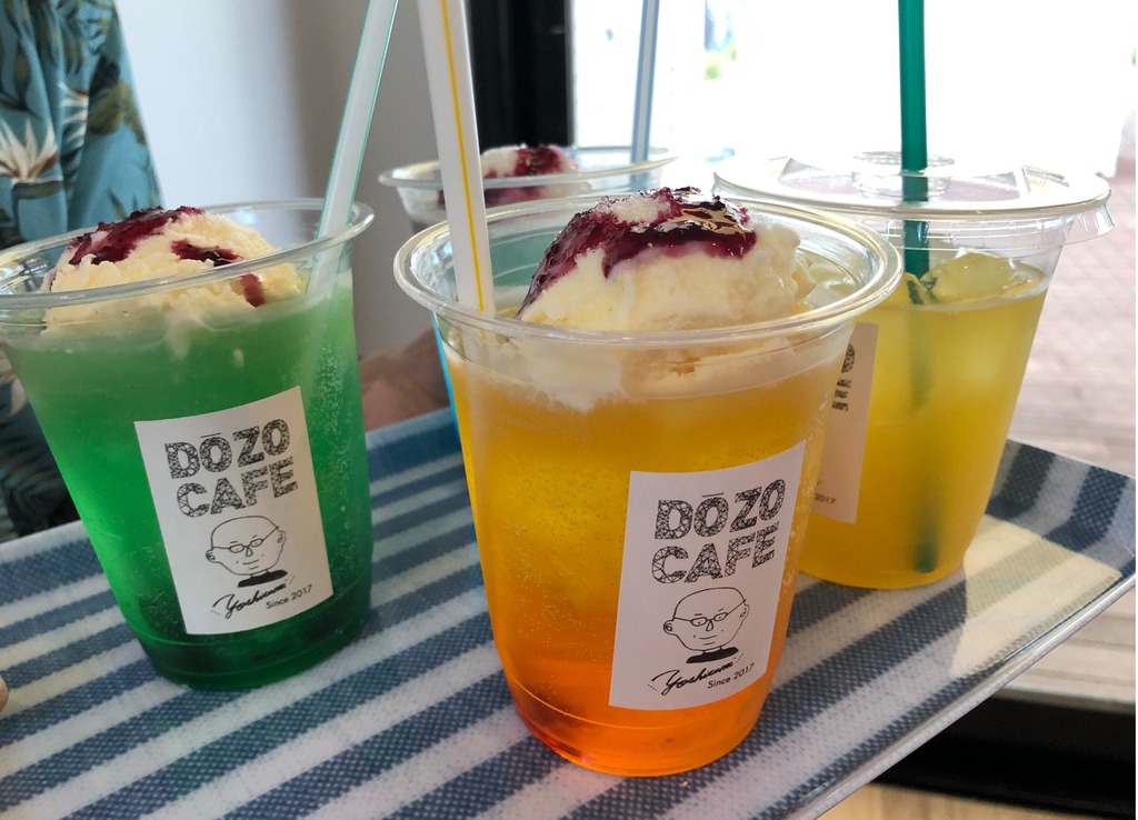 子どもも大好き！吉富町DOZOカフェのクリームソーダとたこ焼き