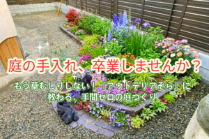 【宇佐市】庭木のジャングルが激変！「アウトテリアそら」のリフォームで叶える、手間いらずのモダン美庭