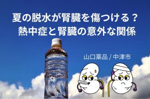 夏の脱水が腎臓を傷つける？ 熱中症と腎臓の意外な関係【山口薬品/中津市】