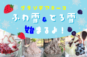【中津市】夏限定の極上かき氷スタート!グランデアミーコのふわ雪&とろ雪を本格ナポリピザと